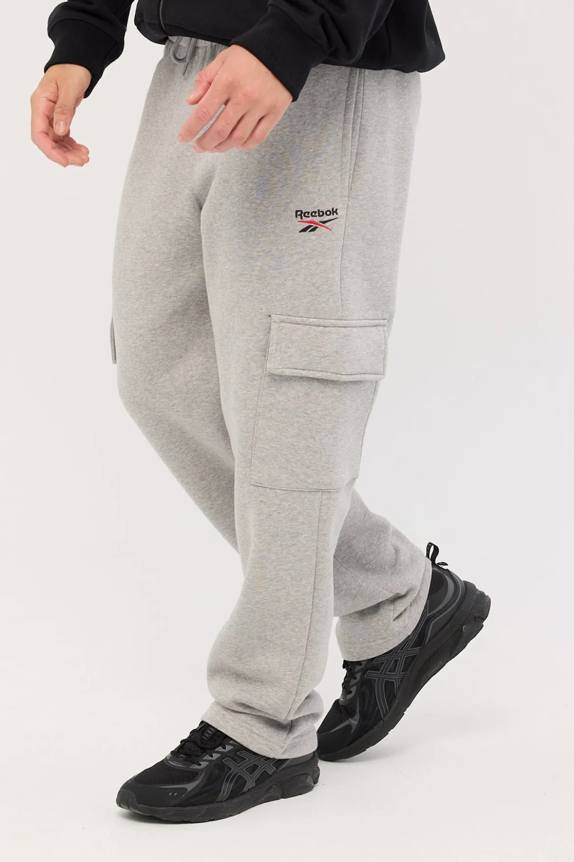 Ri Sl Oh Cargo Pant Mgrey Heather/Vector Red