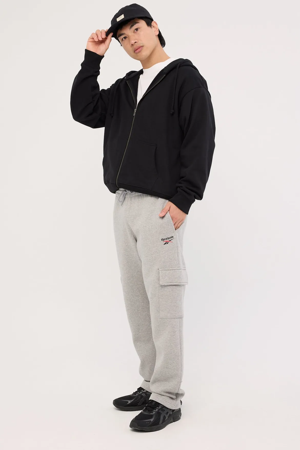 Ri Sl Oh Cargo Pant Mgrey Heather/Vector Red