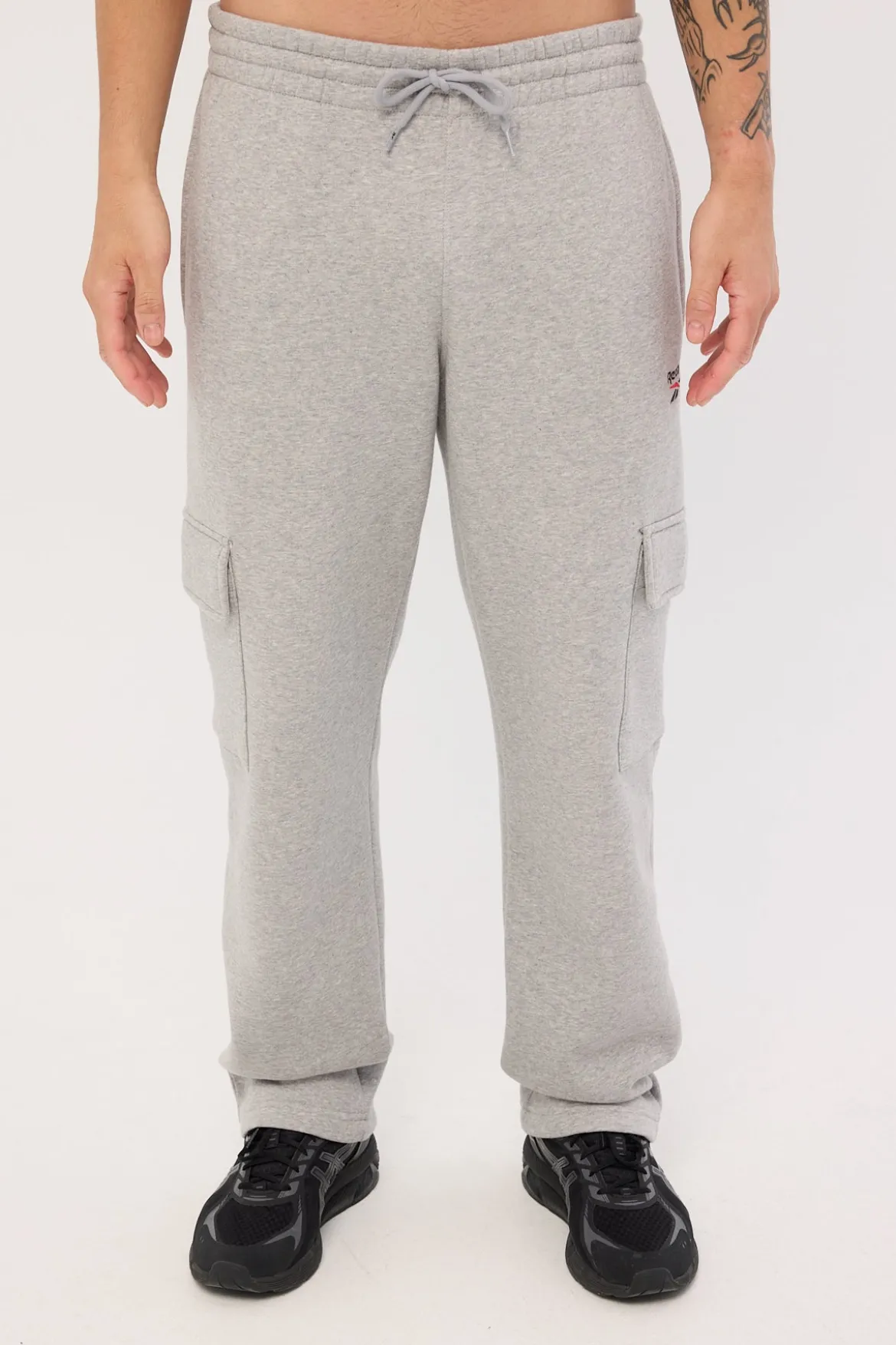 Ri Sl Oh Cargo Pant Mgrey Heather/Vector Red