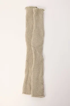 Rib Leg Warmers Grey