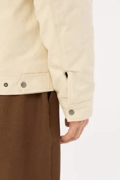 Ridgeway Harrington Jacket Off White/Brown