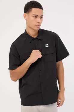 Ripstop SS Work Shirt Black