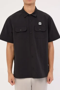 Ripstop SS Work Shirt Black