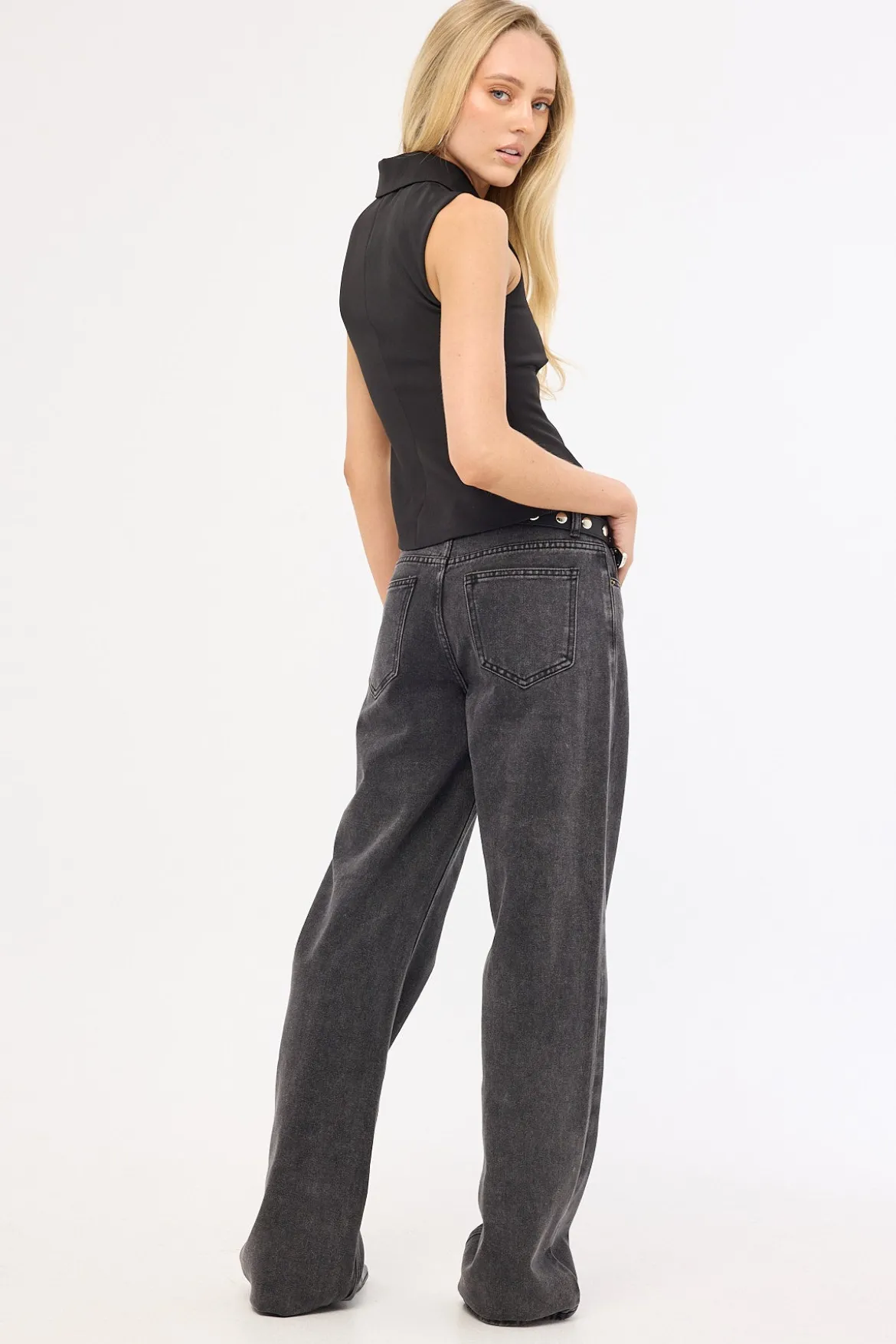 Rising Jean Washed Onyx