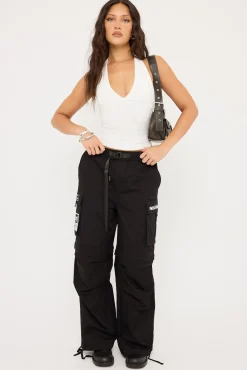 Ritual Wide Zip Off Cargo Pant Black