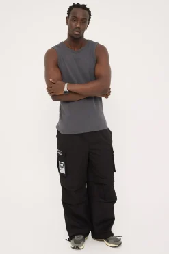 Ritual Wide Zip Off Cargo Pant Black