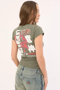 Riyu Baby Tee Khaki Green