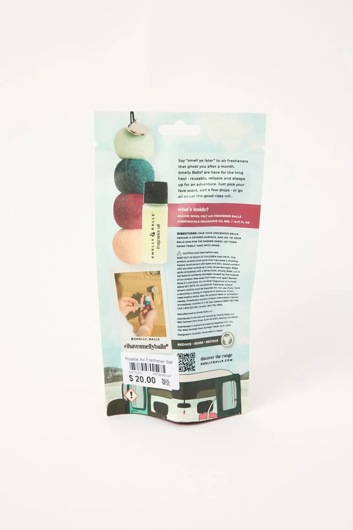 Roadie Air Freshener Set Honeysuckle