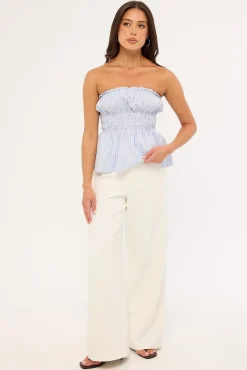 Robie High Rise Suiting Pants White