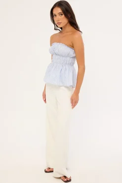 Robie High Rise Suiting Pants White