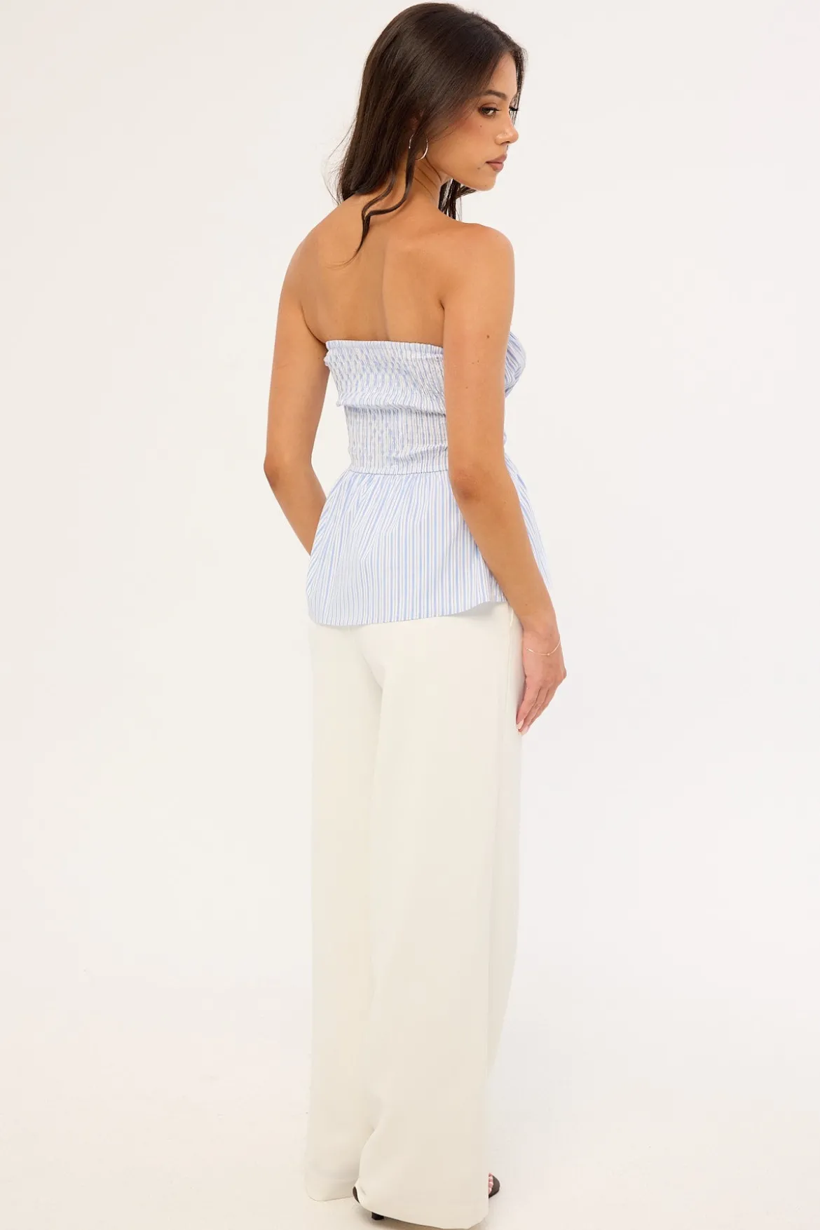 Robie High Rise Suiting Pants White