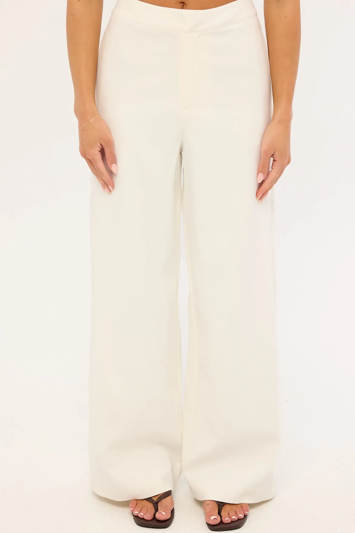 Robie High Rise Suiting Pants White
