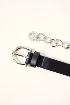 Rogue Chain Mix Belt Black/Silver