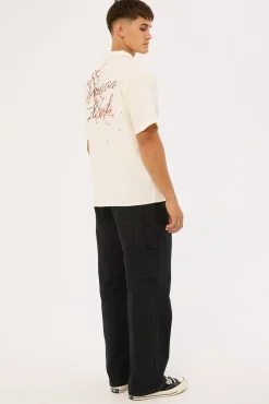 Rolla's Big Boss Canvas Pant Washed Black