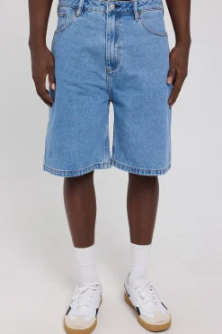 Rolla's Big Boss Short Freshwater Mid Blue Denim