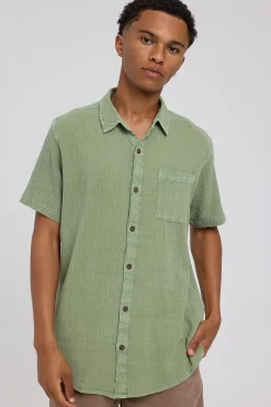Rolla's Bon Crepe Shirt Pistachio