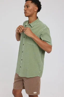 Rolla's Bon Crepe Shirt Pistachio