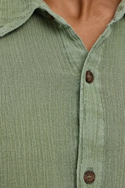 Rolla's Bon Crepe Shirt Pistachio
