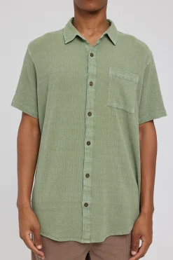 Rolla's Bon Crepe Shirt Pistachio