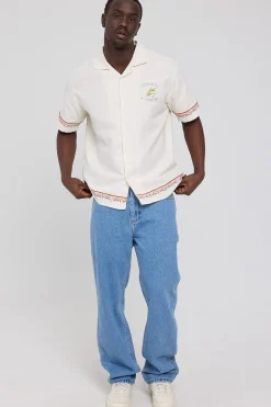 Rolla's Ezy Blueys Mid Blue Denim