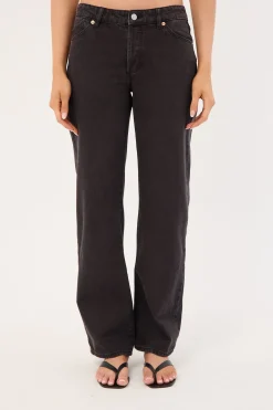 Rolla's Heidi Low Jean Stone Black