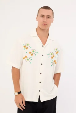 Rolla's Natsurtium Bowler Shirt Off White