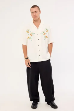Rolla's Natsurtium Bowler Shirt Off White