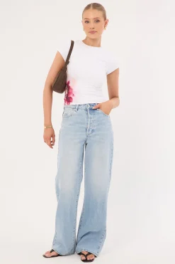 Rolla's Stevie Relaxed Jean Longbeach Blue