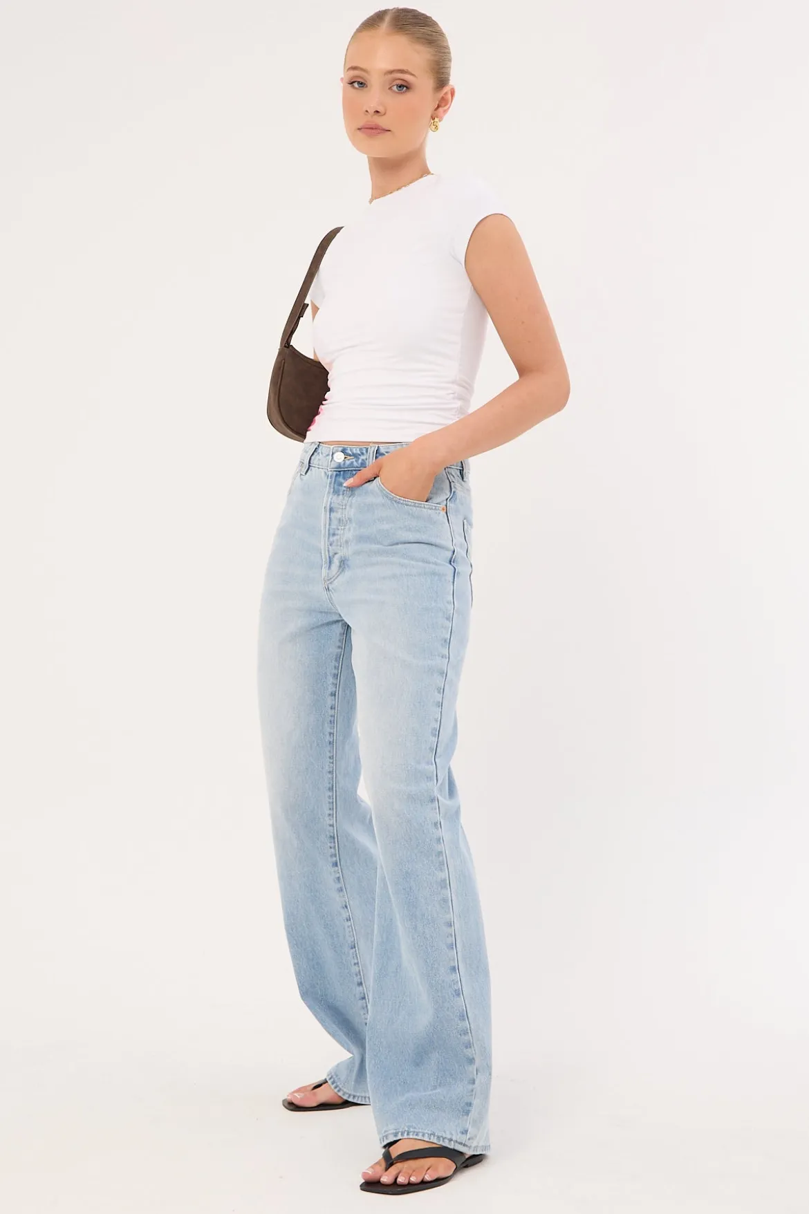 Rolla's Stevie Relaxed Jean Longbeach Blue