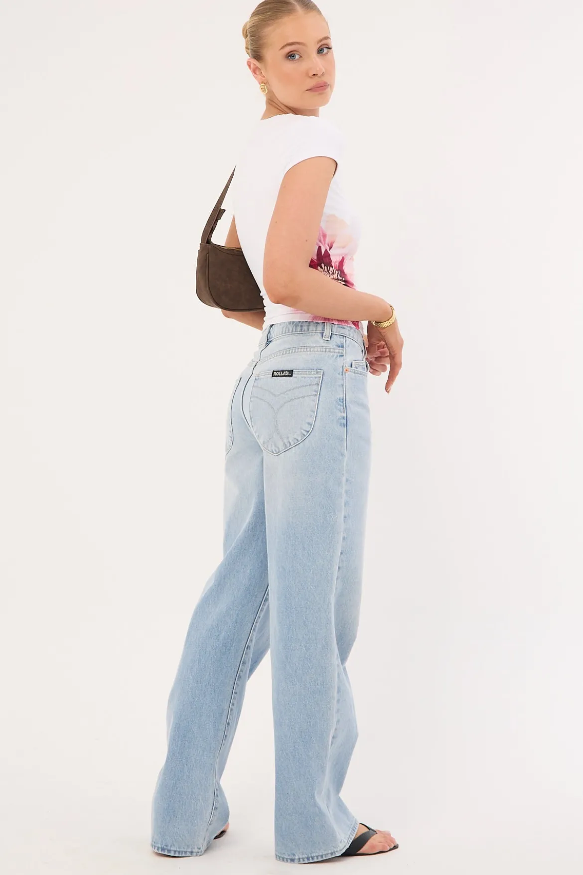 Rolla's Stevie Relaxed Jean Longbeach Blue
