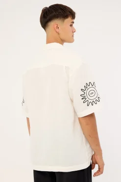 Rolla's Suns Up Flower Bowler Off White