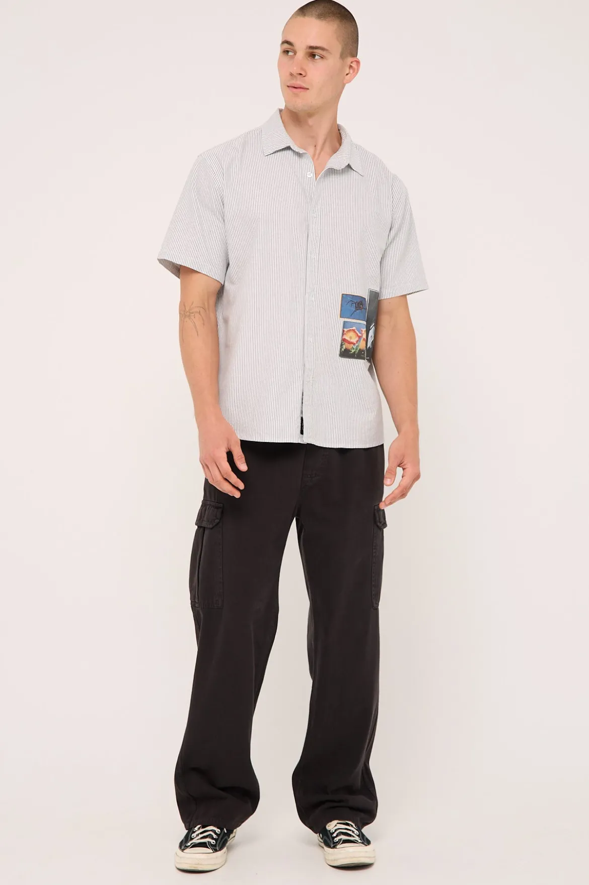 Rolla's Tradie Cargo Pant Sulphur Black