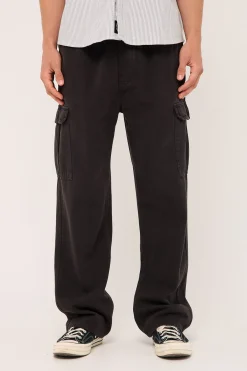 Rolla's Tradie Cargo Pant Sulphur Black