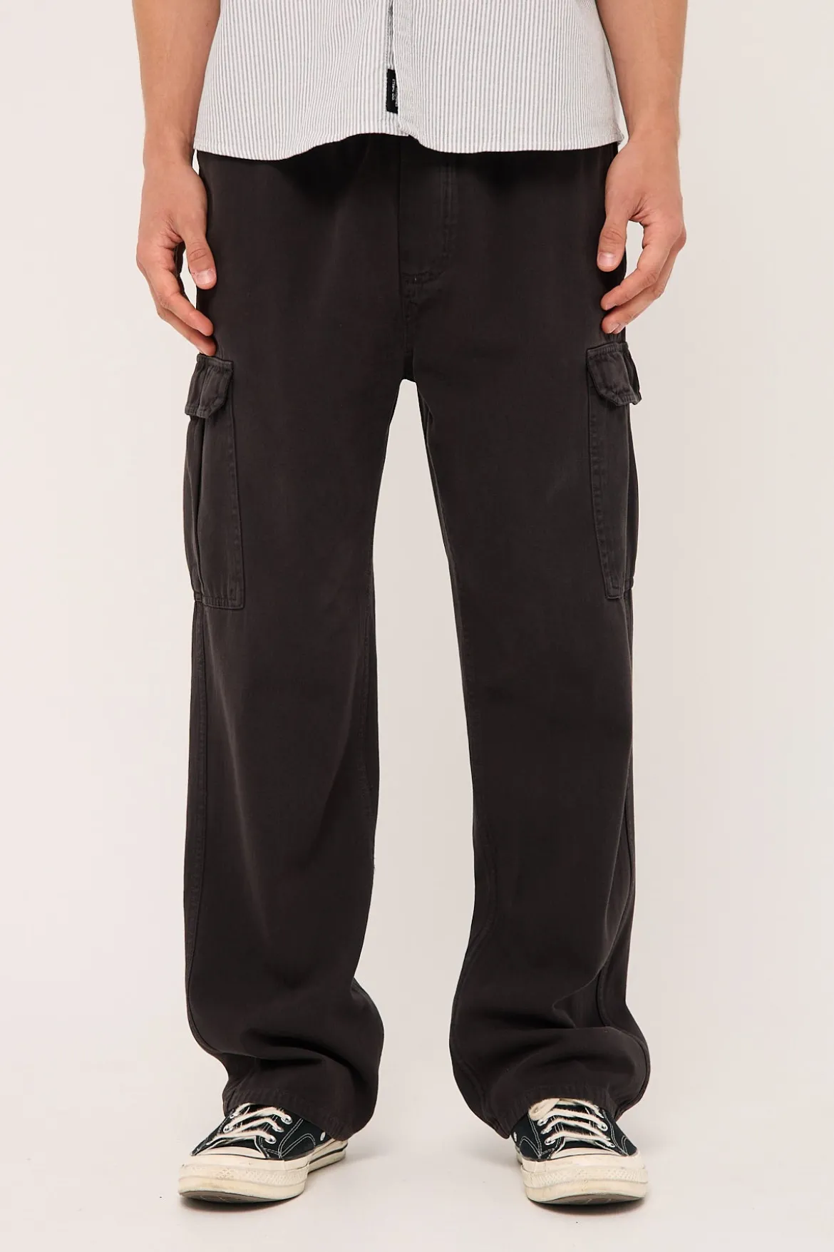 Rolla's Tradie Cargo Pant Sulphur Black