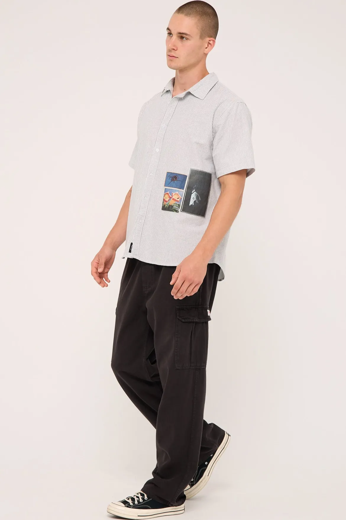 Rolla's Tradie Cargo Pant Sulphur Black