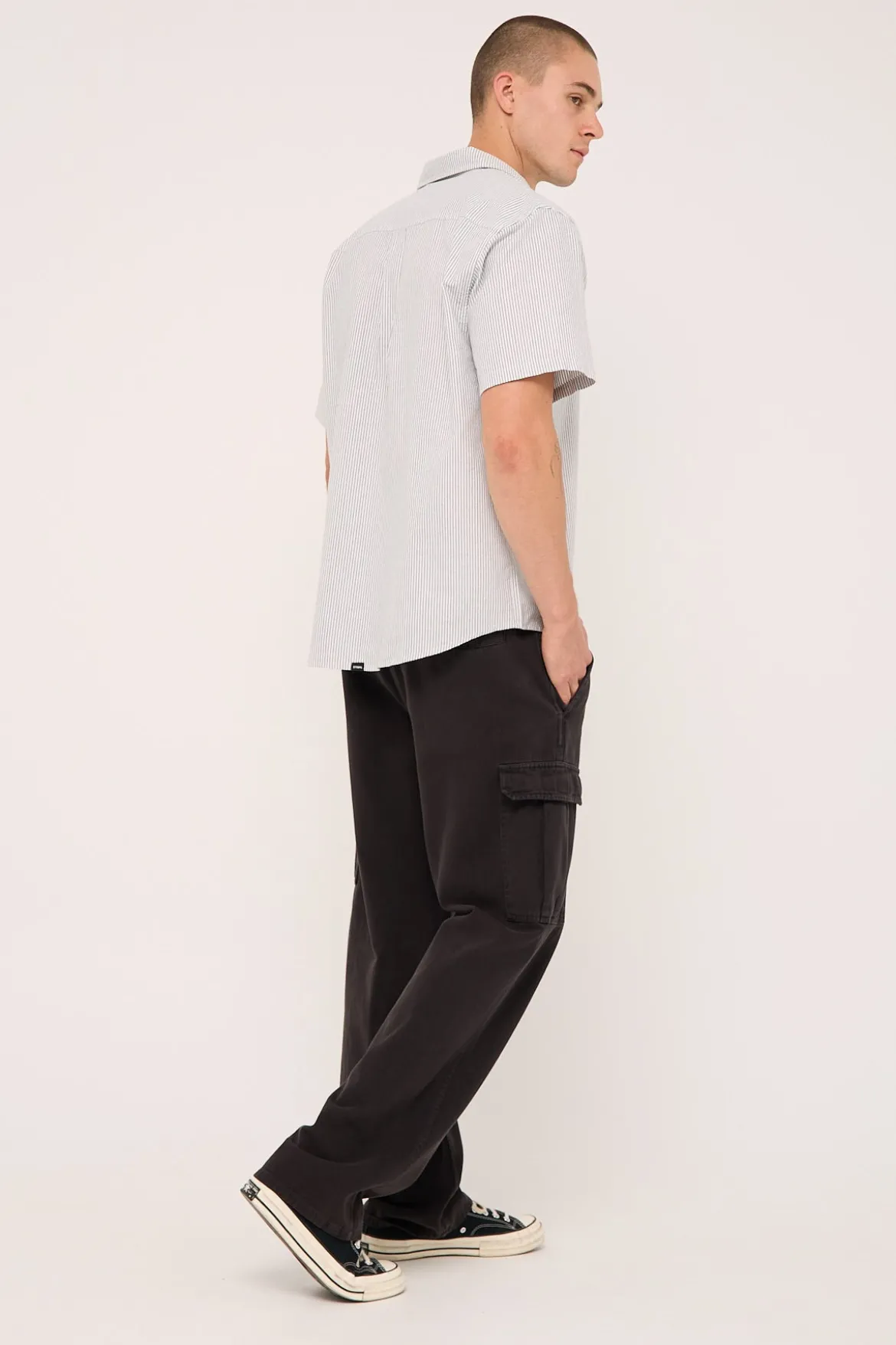 Rolla's Tradie Cargo Pant Sulphur Black