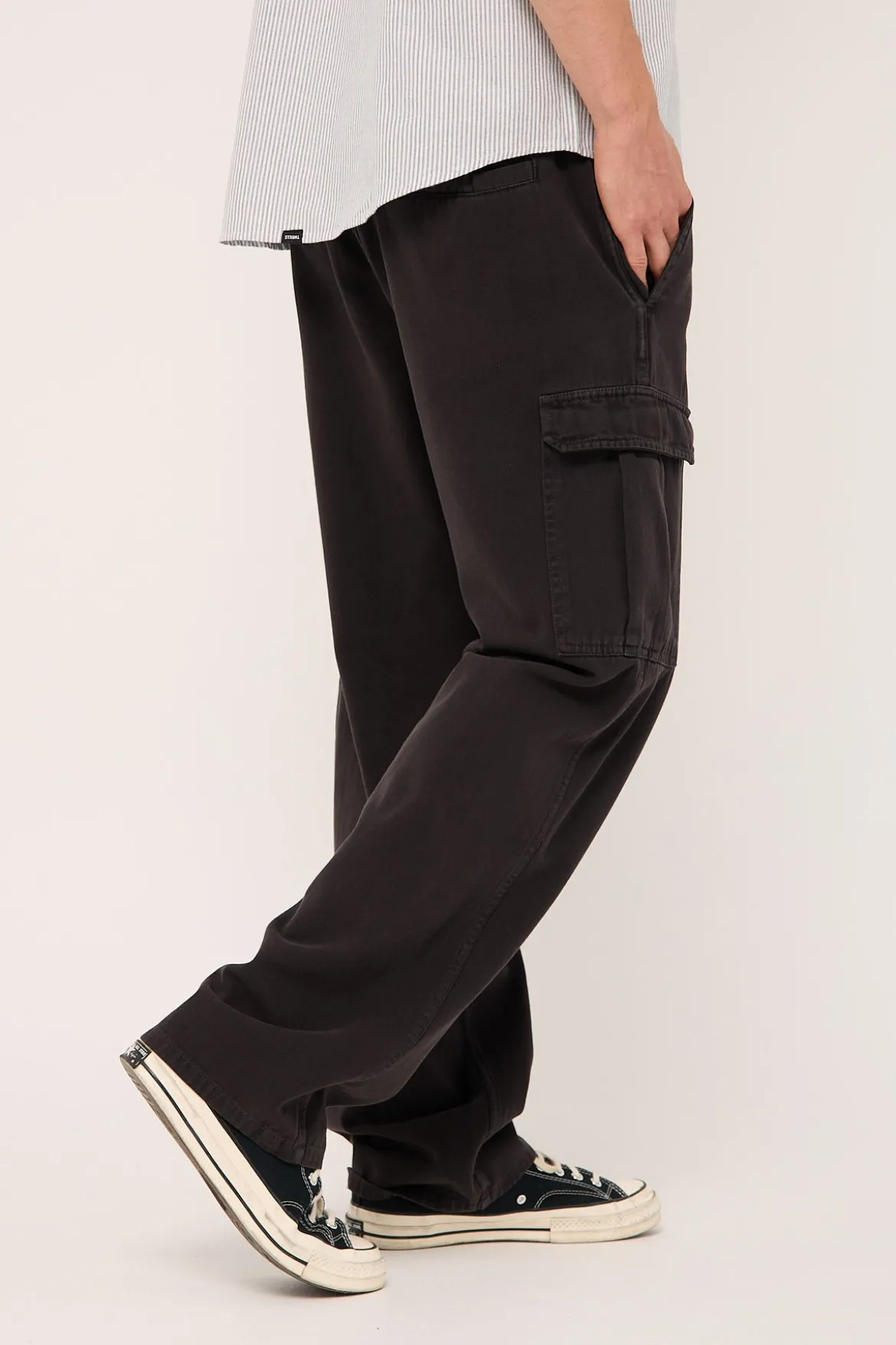 Rolla's Tradie Cargo Pant Sulphur Black