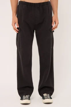 Rolla's Tradie Cargo Pant Sulphur Black