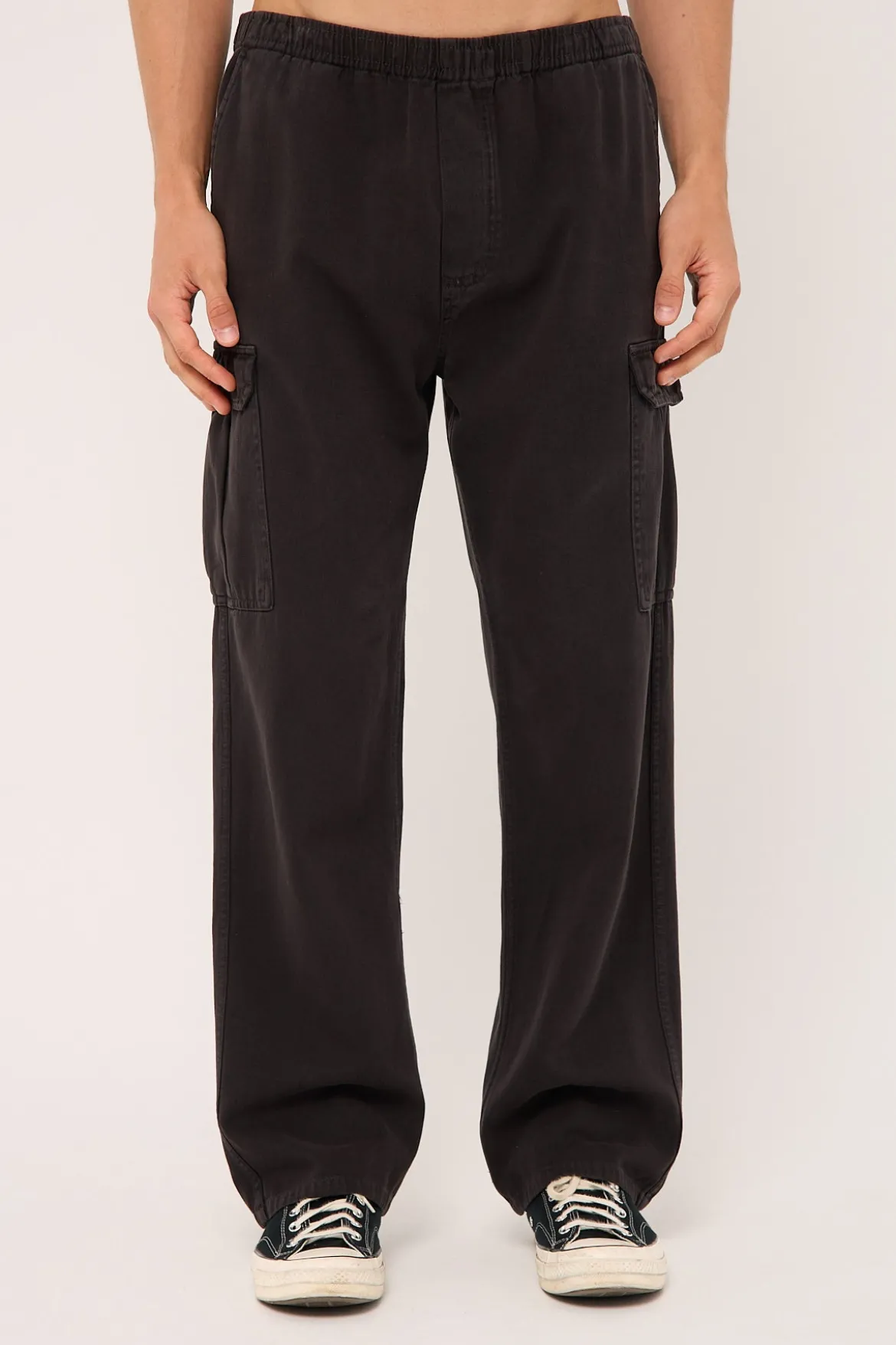 Rolla's Tradie Cargo Pant Sulphur Black