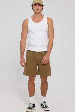 Rolla's Tradie Cargo Short Tan