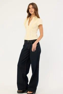 Roomy Extra Wide Low Rise Jean Indigo