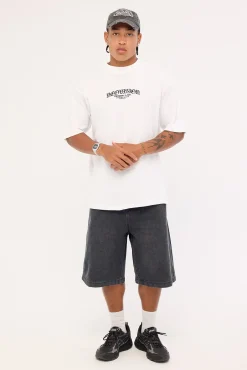 Rosebud Oversize Super Heavy Tee White