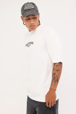 Rosebud Oversize Super Heavy Tee White