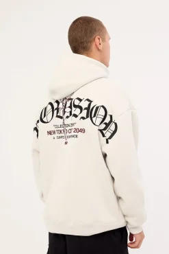 Rosebud Street Hoodie Grey Fog