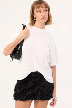 Rosie Rose Mini Skirt Black