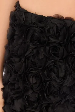 Rosie Rose Mini Skirt Black
