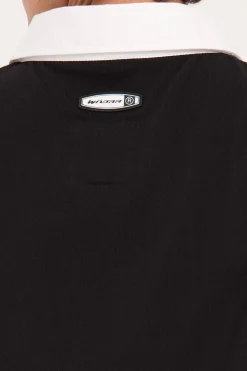 Rothman Panel Rugby Top Black/Grey