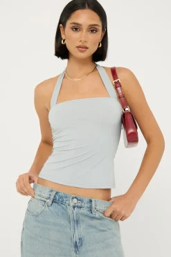 Rouje Halter Top Smoke