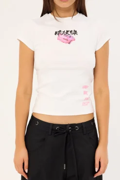 Route 1 Baby Tee White