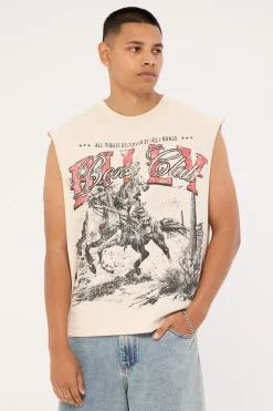 Route 66 Boxy Muscle Tank Pepper